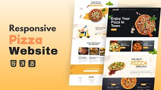 How To Make Website Using HTML And CSS Only  Restaurant Website Design [upl. by Russian943]