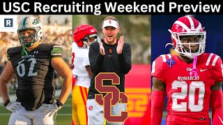 USC Football Recruiting Buzz  USC Hosts Top Recruits [upl. by Aliber]