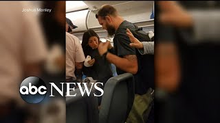 2 families outraged after incident with service dog on flight [upl. by Egiap]