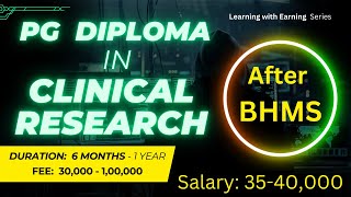 Diploma course after BHMS  PG Diploma in Clinical Research  How to prepare for AIAPGET aiapget [upl. by Bonnee481]