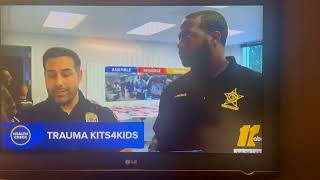 Blue Cross Blue Shield and Teleflex assemble over 600 First Responder kits4Kids ABC11 WTVD [upl. by Ahsikyw]