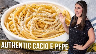 How to Make Authentic Cacio e Pepe  The Stay At Home Chef [upl. by Vanderhoek]