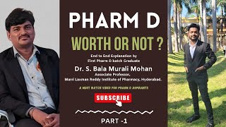 Pharm D worth or Not Explanation  Pharm D Scope in India and Abroad Pharm D Dr Prefix  Salary [upl. by Lsiel]