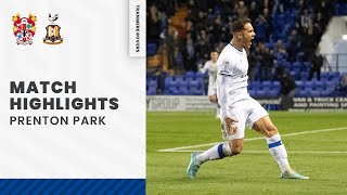 Match Highlights  Tranmere Rovers v Bradford City  Sky Bet League Two [upl. by Lazos]