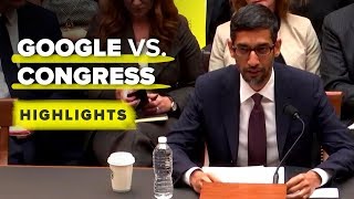 Googles congressional hearing highlights in 11 minutes [upl. by Gilliette909]