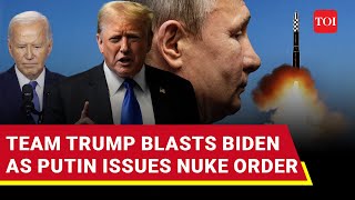 Team Trump Scrambles As Putin Issues Nuclear Order Reckless Biden Pushing World [upl. by Reid469]