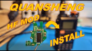 Quansheng HF Modification Hardware Install [upl. by Ohs]