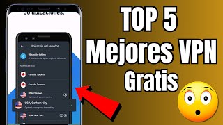 TOP 5 MEJORES VPN GRATIS E ILIMITADAS en 2024 ✅ [upl. by Nogem751]