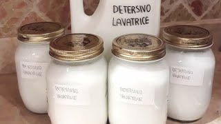 DETERSIVO PER LAVATRICE FATTO IN CASA [upl. by Akerdnuhs636]