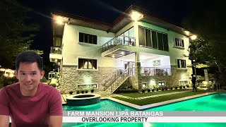 27 HECTARES LAKE VIEW PERFECT FARM MANSION LIPA CITY BATANGAS  OVERLOOKING FARMHOUSE TOUR C88 [upl. by Nelleyram]