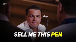 Sell Me This 🖊️Pen Leonardo DiCaprio Wolf of Wall Street Motivational Entrepreneur WhatsApp Status [upl. by Einahets757]