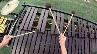 Vandegrift Band 2024  Chasing Infinity  Marimba Cam [upl. by Ainnek707]