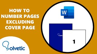 How to Number Pages Excluding Cover Page [upl. by Simonne422]