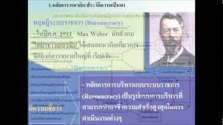 Max Weber  ทฤษฎีระบบราชการ quotBureaucracyquot [upl. by Ellehsat]