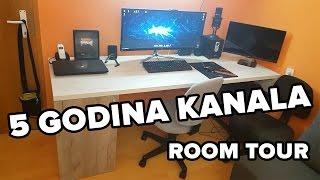 5 GODINA KANALA  ROOM TOUR [upl. by Anowahs486]