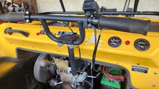 Installing and updating a late model Argo 8x8 with the newer Argo handlebar steering design [upl. by Paule]