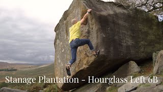 Stanage Plantation  Hourglass Left 6B [upl. by Stets]