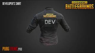 Developers Shirt  PUBG Item Showcase [upl. by Llenrahc995]