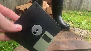 Smashing a floppy disk with Kodiplayz [upl. by Charmaine606]