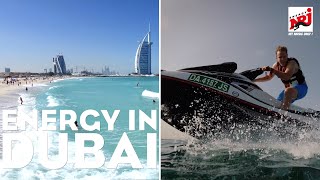 Emirates bringt ENERGY nach Dubai  Folge 2  La Mer Beach amp Watersports [upl. by Simdars]