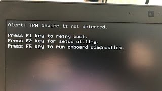 Solución al Error de TPM en Laptops Dell Latitude 7280 7480 [upl. by Parhe]