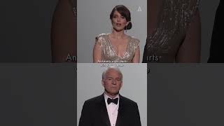 Tina Fey and Steve Martin Get Existential Presenting Best Original Screenplay At The 81st Oscars [upl. by Eetak]