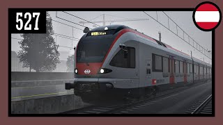 527  SBahn Vorarlberg  REX7 25893  Bregenz → Lindau Hbf  17h59  SBB RABe 523 [upl. by Melvena]