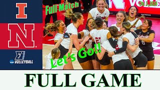 Nebraska vs ILLINOIS Full Match  College Volleyball  October 32024  NCAA Volleyball 2024 [upl. by Irat]