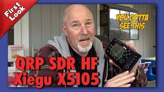 Xiegu X5105 QRP HF SDR Radio  K6UDA Radio [upl. by Jeannine704]