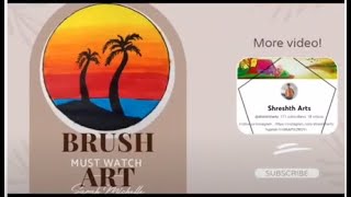 How to make painting with BRUSH Paint step by step watch full vdo [upl. by Aketal729]