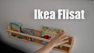 Ikea Flisat wooden wall storage [upl. by Ylluz588]