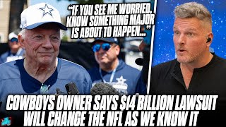 Jerry Jones Hints NFLs 14 BILLION Lawsuit Is Why Dak CeeDee amp Micah Parsons Arent Signed [upl. by Yevi]