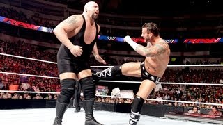 CM Punk vs Big Show Raw August 13 2012 [upl. by Giorgia971]