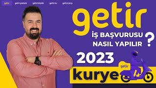 Getir Kurye Başvurusu Nasıl Yapılır [upl. by Frederica]