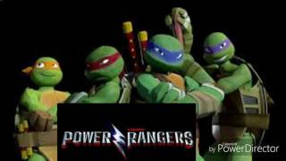 Tartarugas ninjas vs Power Rangers 7mimutoz [upl. by Eilsel]