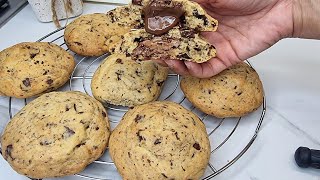 La migliore ricetta di cookies americani morbidi facilissimi e buonissimi [upl. by Annailuj]