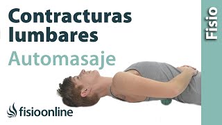 Automasaje para aliviar contracturas en la zona lumbar y glútea [upl. by Charmion]