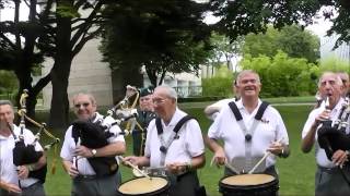 waltzing Myfanwy bagpipe choir [upl. by Scherle]