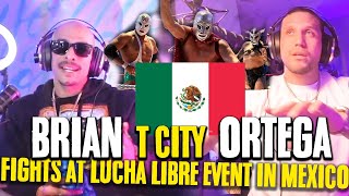 Mr Criminal On Air Live BrianquotT Cityquot Ortega talks fighting at Lucha Libre fight in Mexico [upl. by Abbe441]