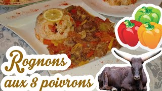 Recette des Rognons aux 3 poivrons [upl. by Blockus392]