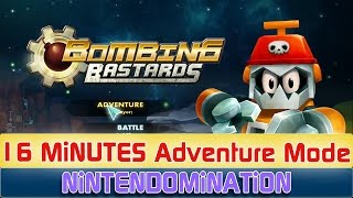 WiiU  Bombing Bastards Adventure Mode  16 Minutes Gameplay  Bomberman is back 8D [upl. by Nwahsek]