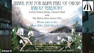 OBOD Online Imbolc Ceremony 2024 [upl. by O'Toole]