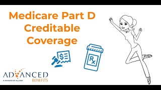 What is Medicare Part D Creditable Coverage BITE SIZED BENEFITS [upl. by Anirtal]