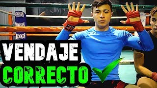 Como vendarse de forma CORRECTA l Vendaje para BOXEO [upl. by Htebazile]