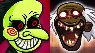 Troll Face Quest Horror VS Troll Face Quest Horror 3 [upl. by Eiramalegna266]