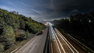 Day Night Timelapse Over The M54 Stafford Park Telford Sony A7III 4K HDR [upl. by Anaylil595]