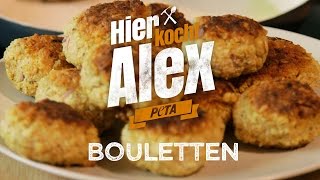 Hier kocht Alex  vegane Bouletten  PETA [upl. by Ball]