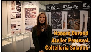 Honoré Durand Atelier Perceval amp Coltelleria Saladini  Neuheiten IWA Messe Nürnberg 2017 [upl. by Nawor]