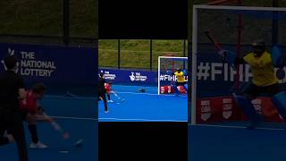 Fih Pro league season with this killer of save by Sreejesh hockeyindia fieldhockey shorts hockey [upl. by Idleman576]