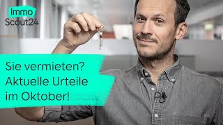 ⚖️ BGHUrteil zum Mietrecht 🗞️ Vermieter News Oktober 2020 [upl. by Lauter]